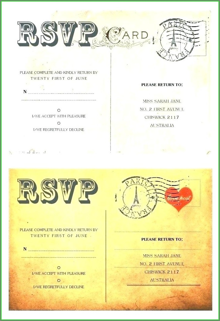 postcard size invitation template