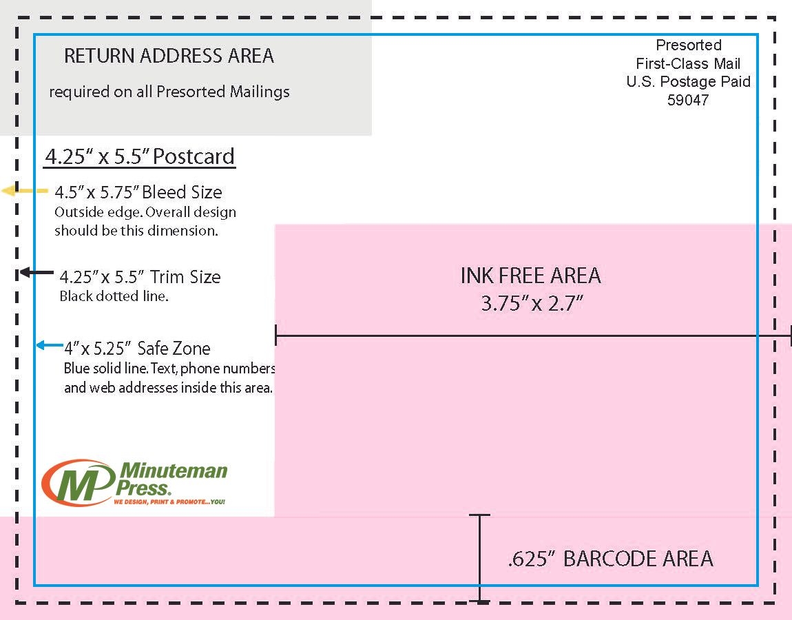 Postcard Size Template Sfiveband