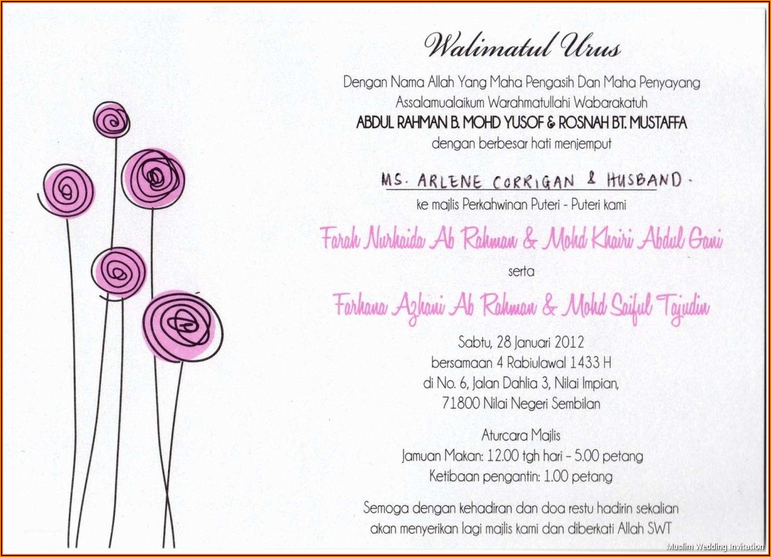 Postcard Wedding Invitations Templates Free Template 1 Resume 