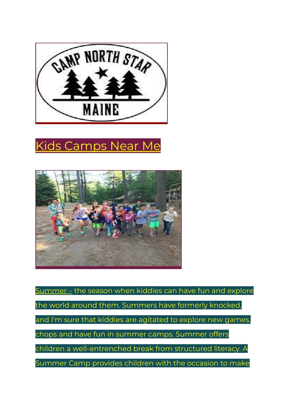 PPT Kids Camps Near Me PowerPoint Presentation Free Download ID
