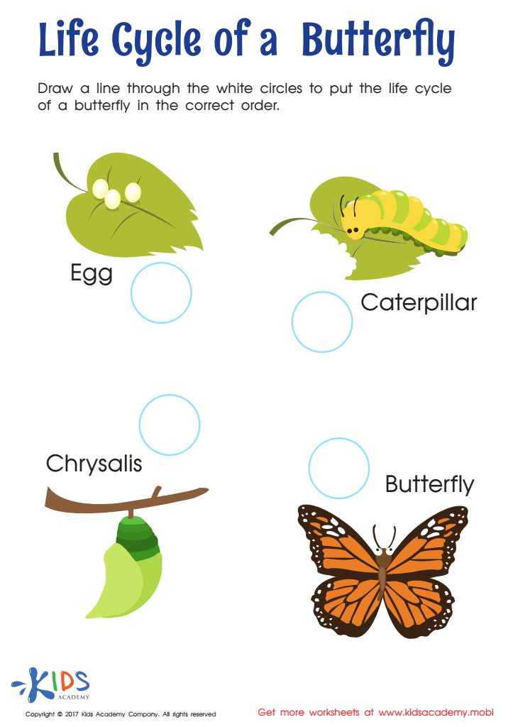 Preschool Butterfly Life Cycle Worksheet PreschoolWorksheet