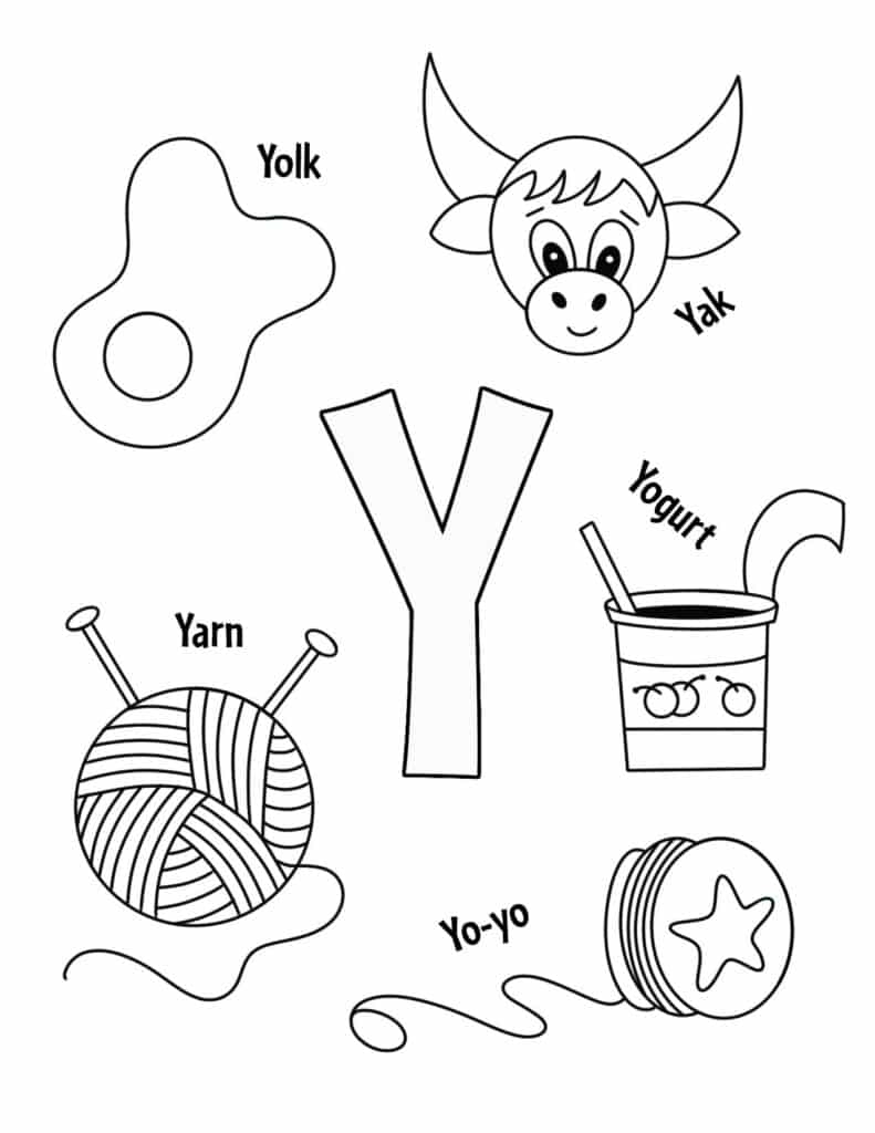 Preschool Letter Y Activities And Worksheets Worksheets Library
