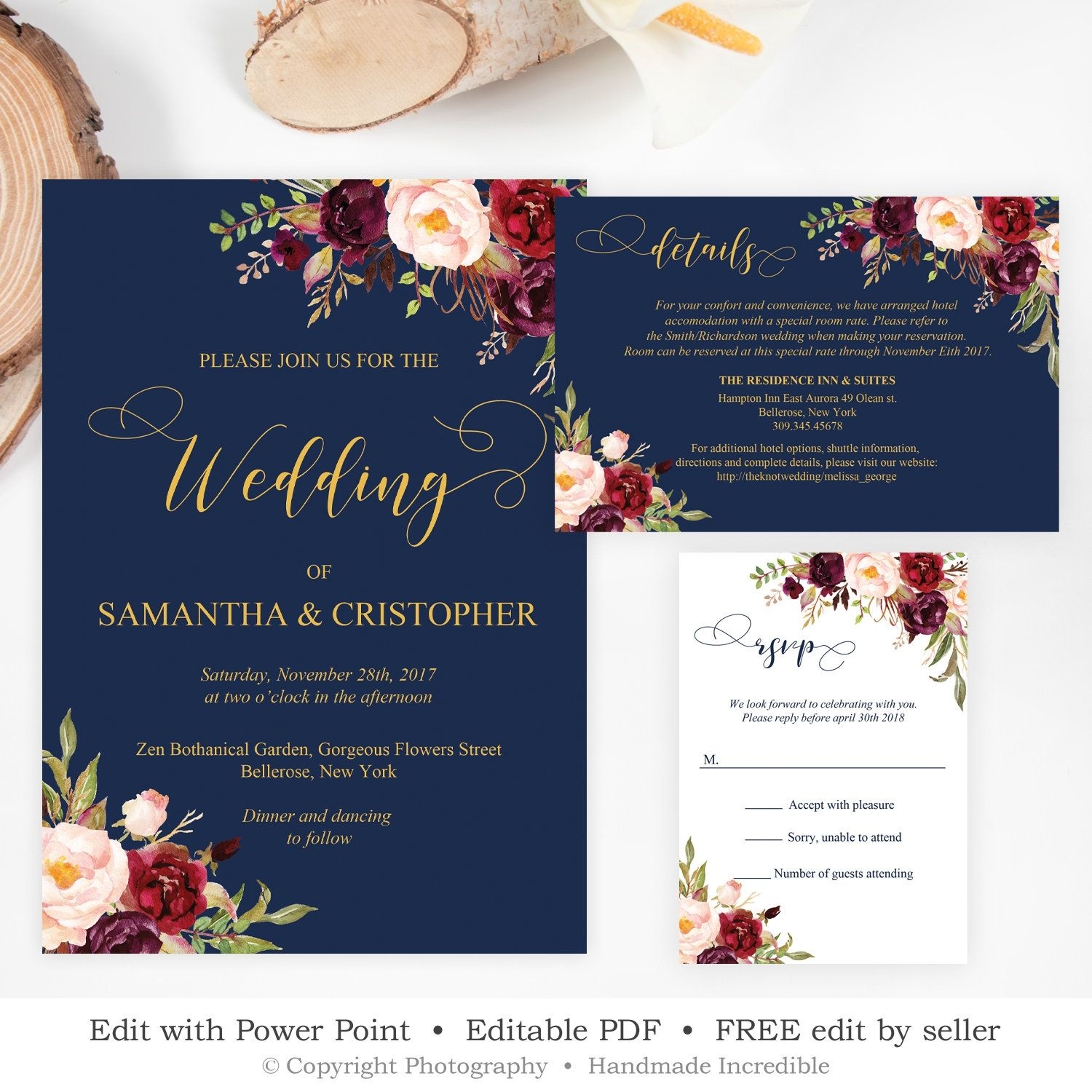 Presentation Invitation Template
