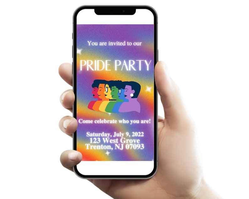 pride invitation template