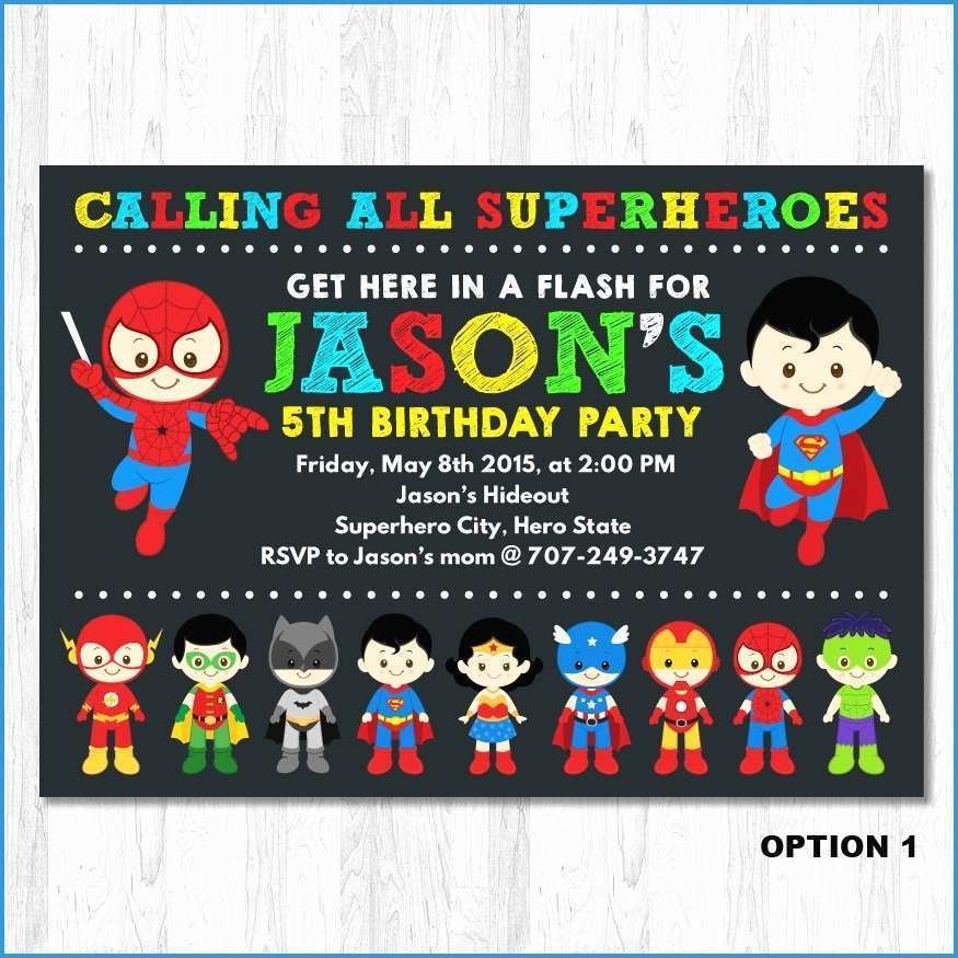 Princess And Superhero Party Invitation Template Cards Design Templates