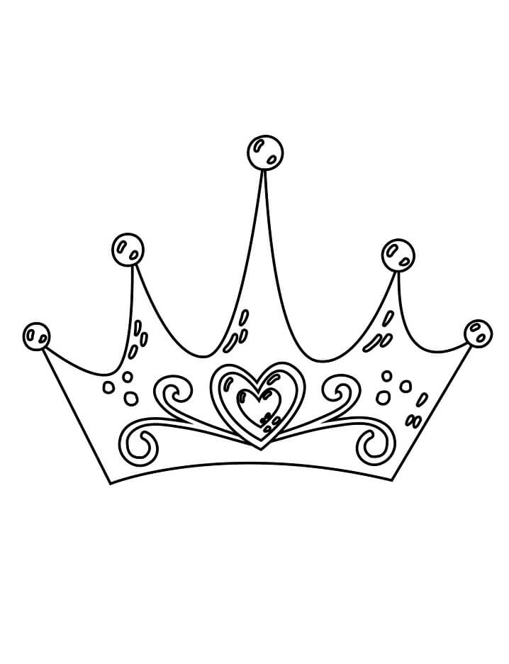 Princess Crown Coloring Page Free Printable Coloring Pages For Kids