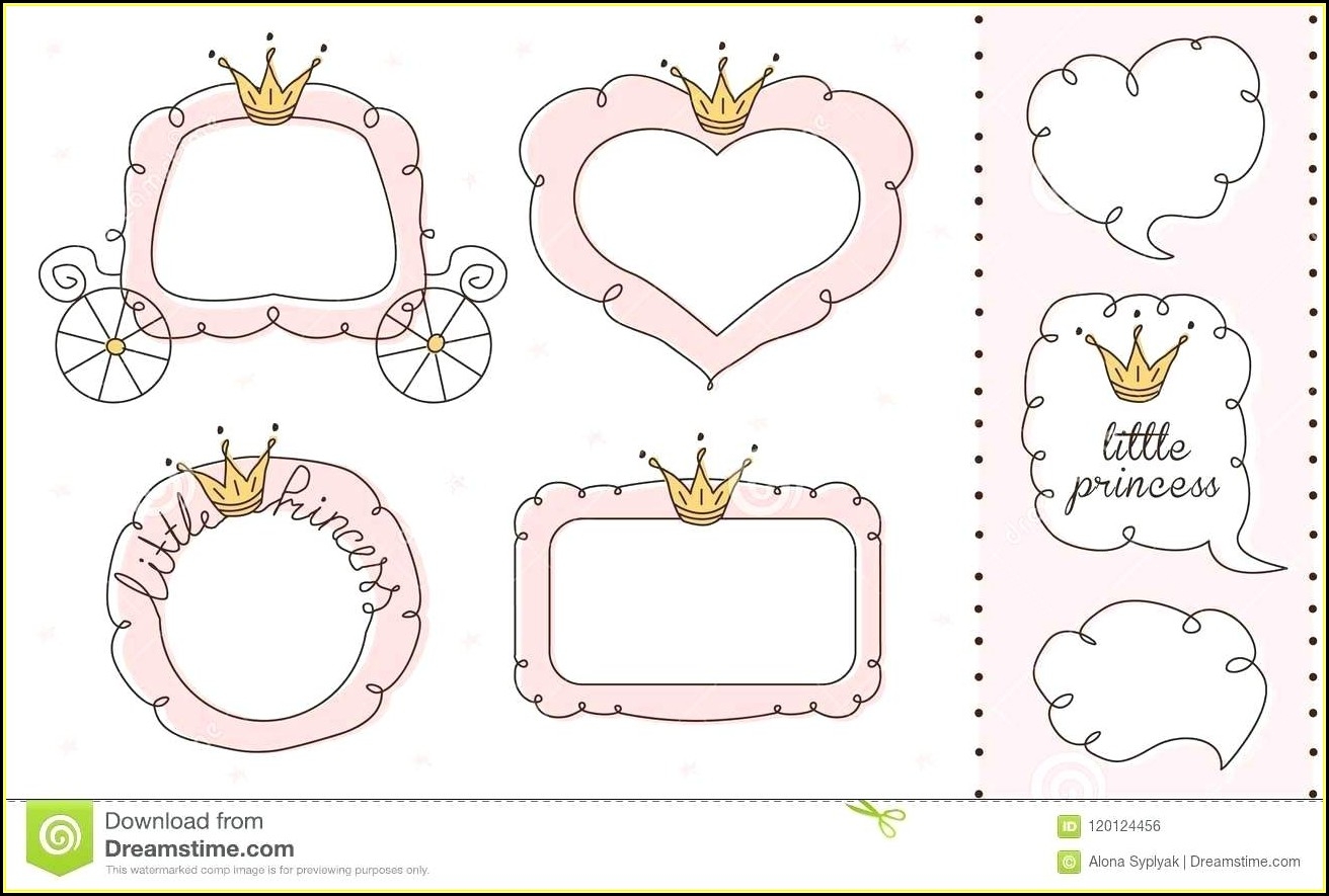 Princess Mirror Invitation Template Template 2 Resume Examples