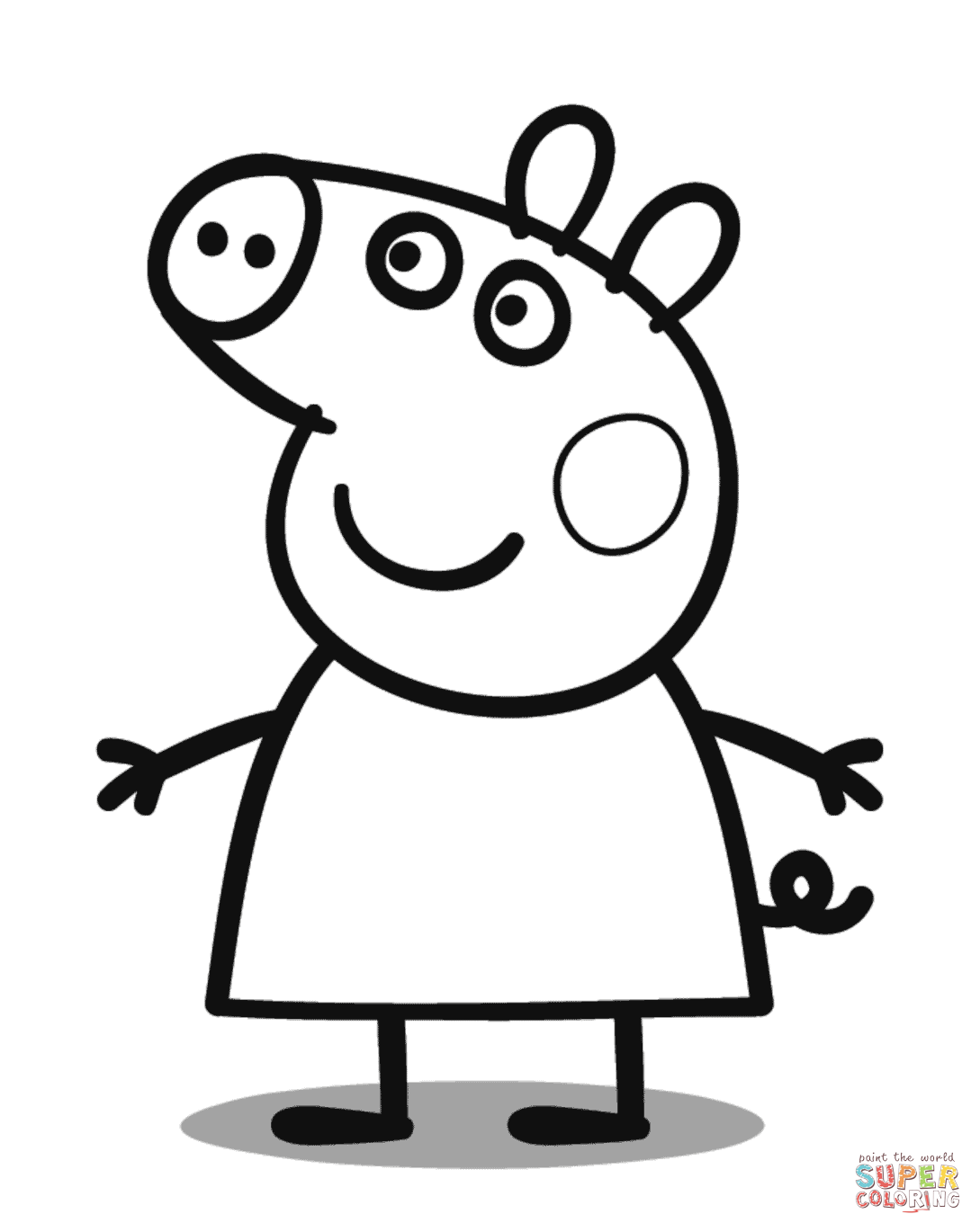 Peppa Pig Coloring Pages Printable