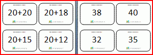Printable Addition Flash Cards