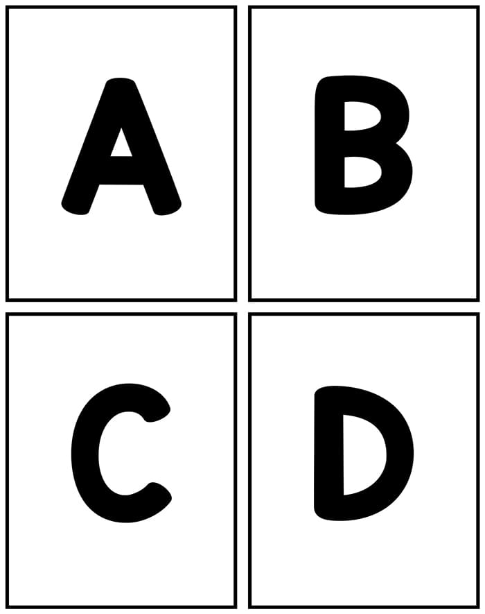 Printable Alphabet Flash Cards To Color Free Download And Print For You