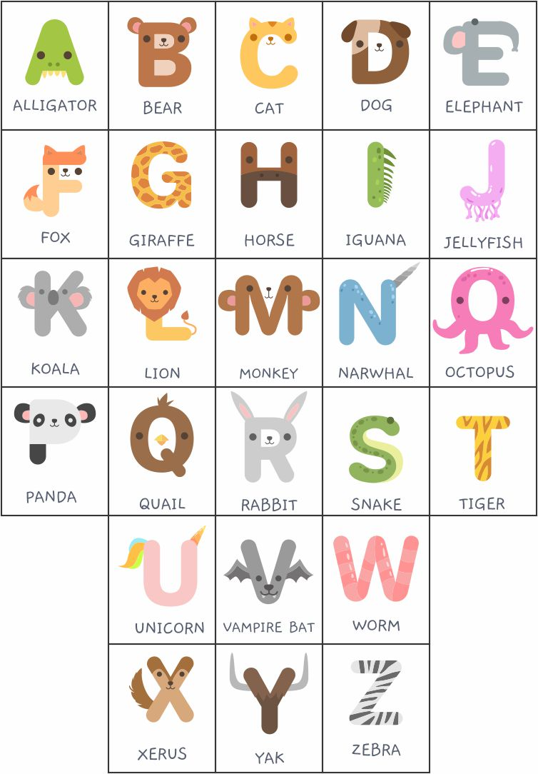 alphafriends cards free printable