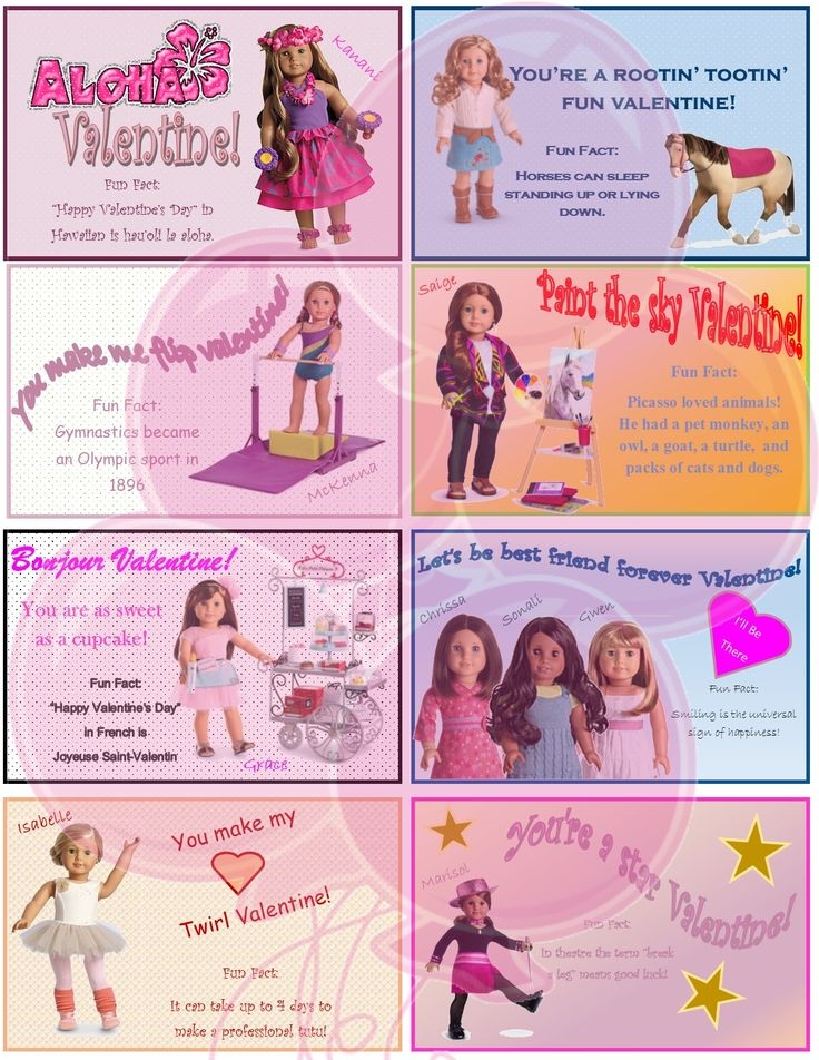 Printable American Girl Cards 5 For Printable Files Email Sh 