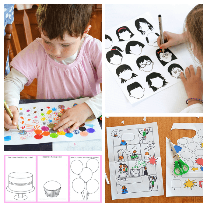 Printable Art Activities For Kindergarten