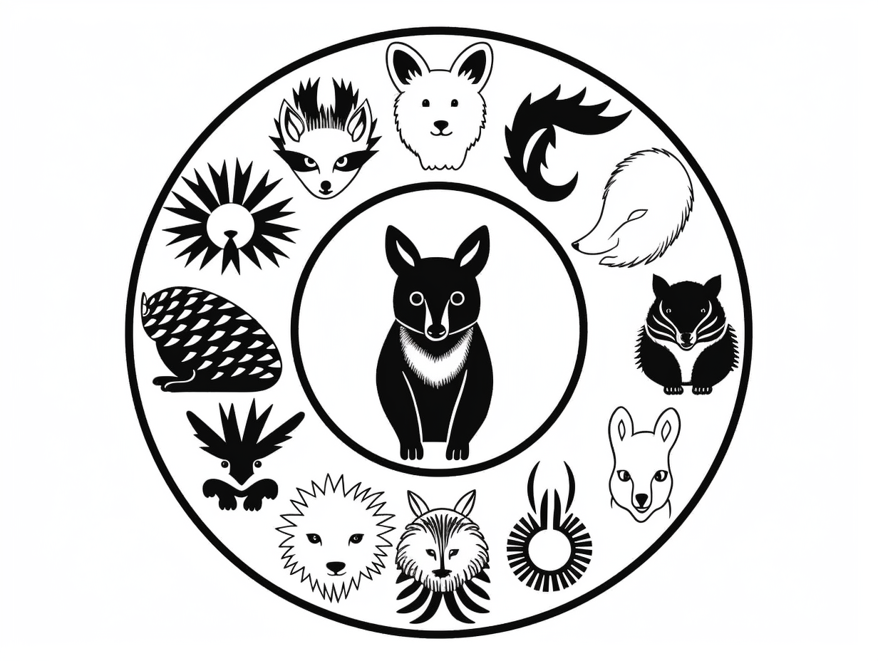 Printable Australian Animals Coloring Coloring Page