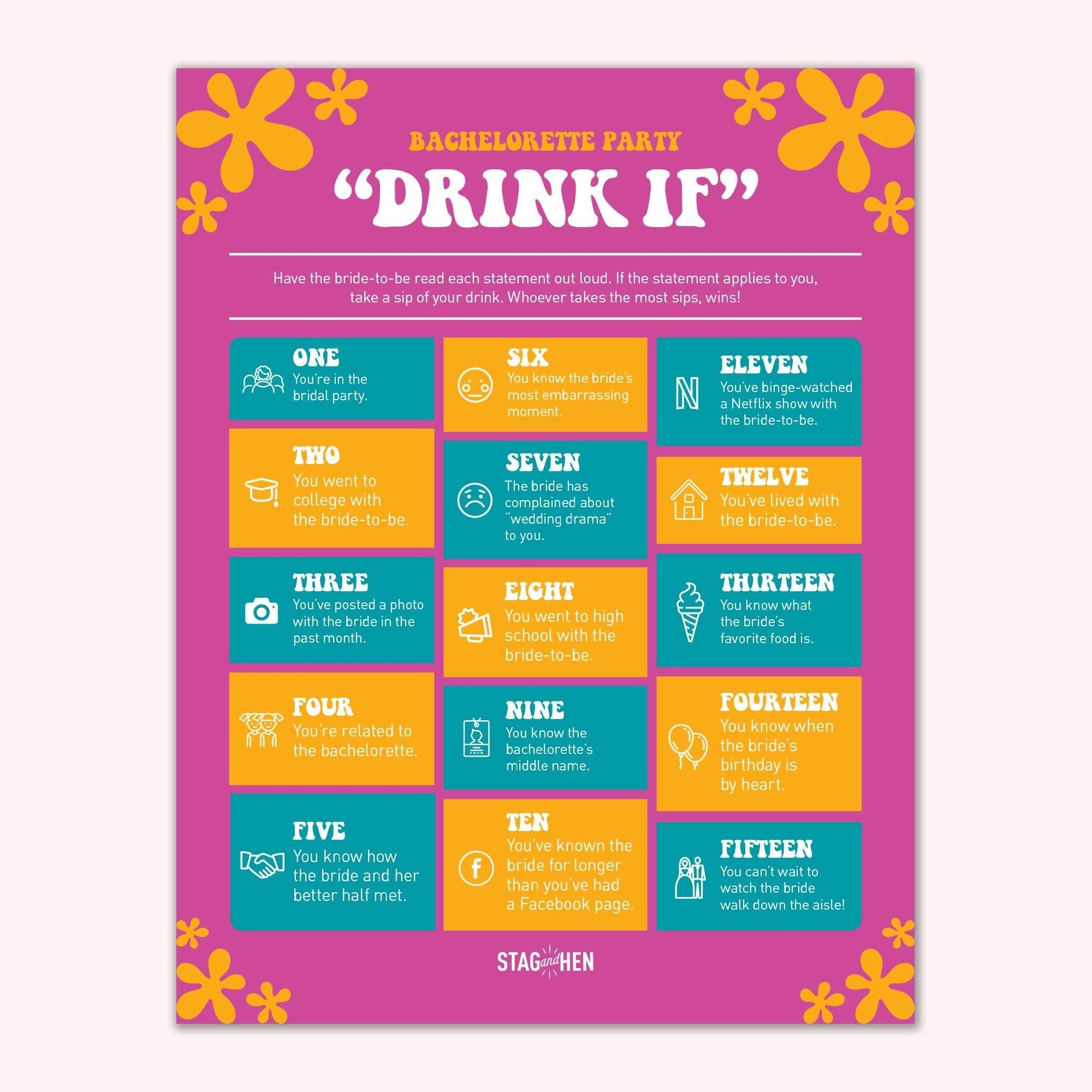 Printable Bachelorette Party Games Dazed Engaged Bachelorette Party 