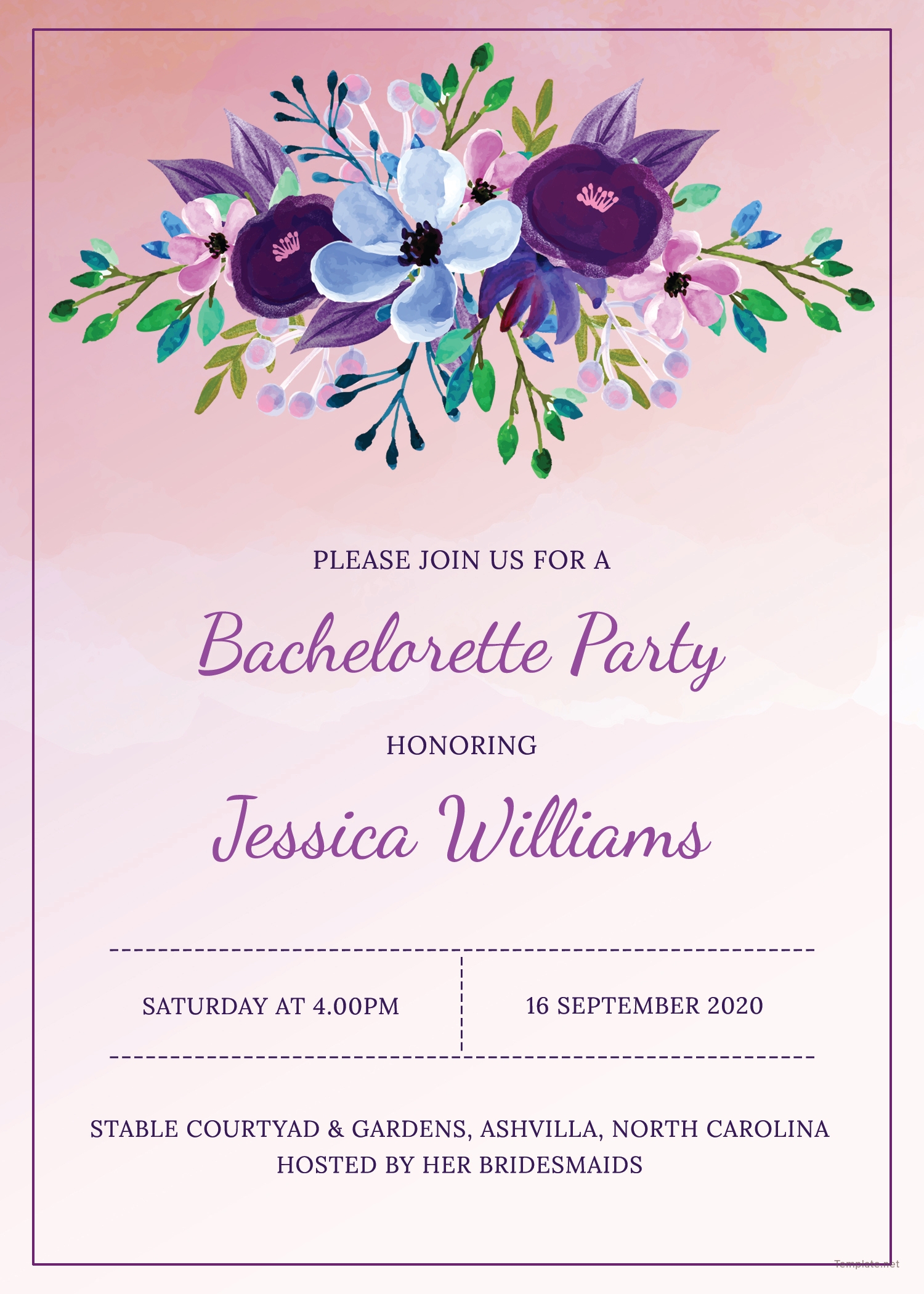 party invitation template photoshop