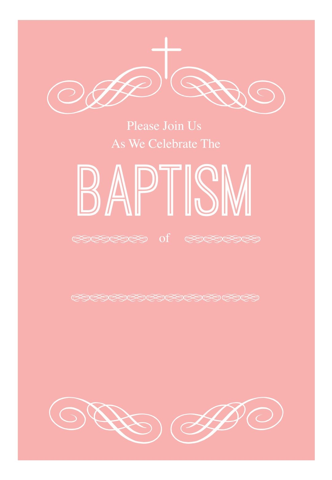 Printable Baptism Card Printable Word Searches