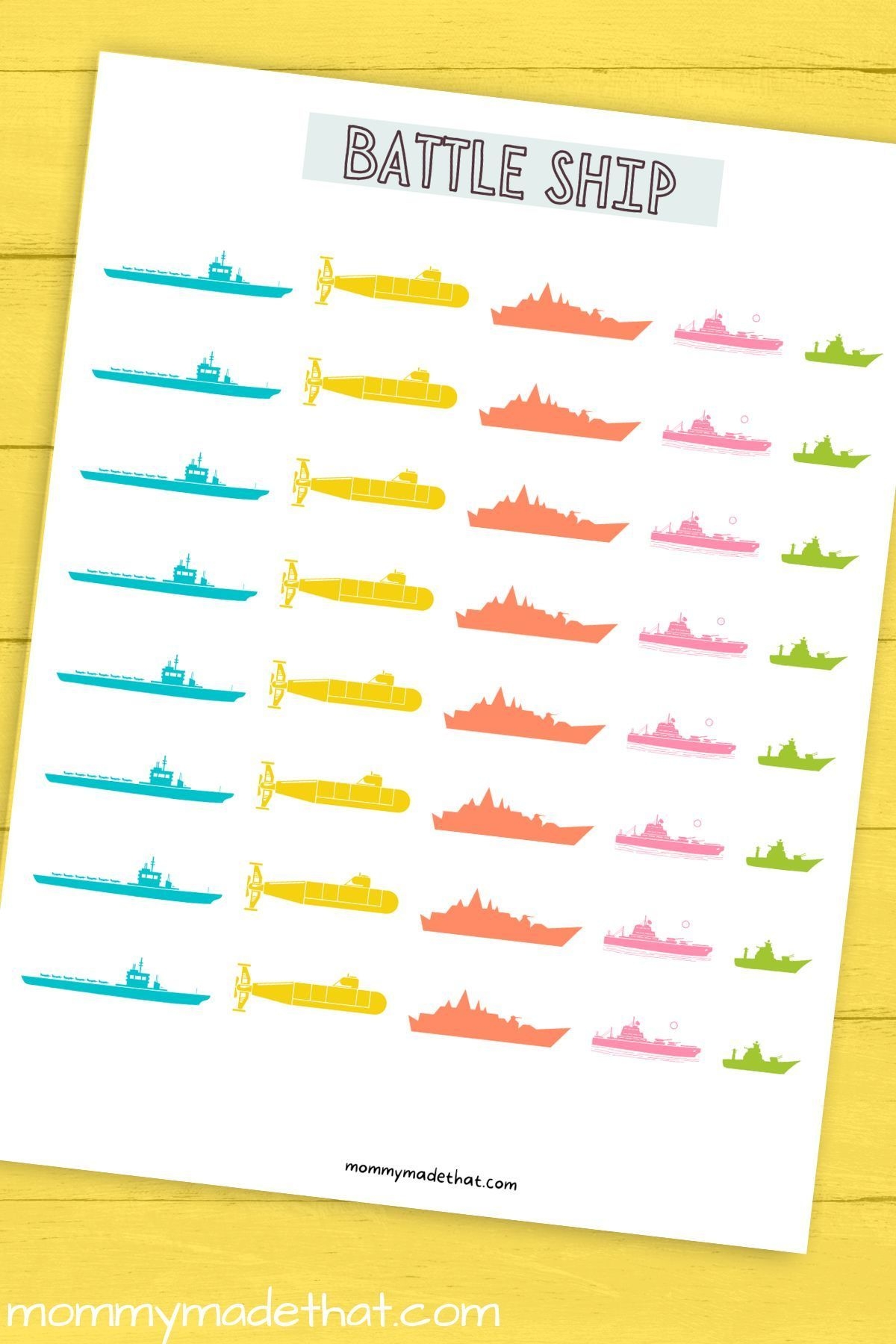 Printable Battleship Game Free Printable Game Boards Artofit