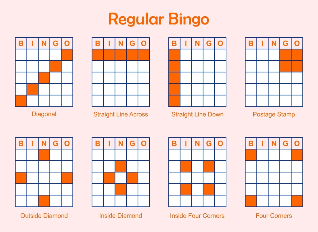 Printable Bingo Pattern Examples Printable JD