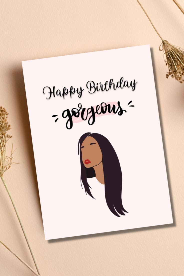 aesthetic printable birthday card