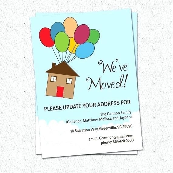 address change cards printable