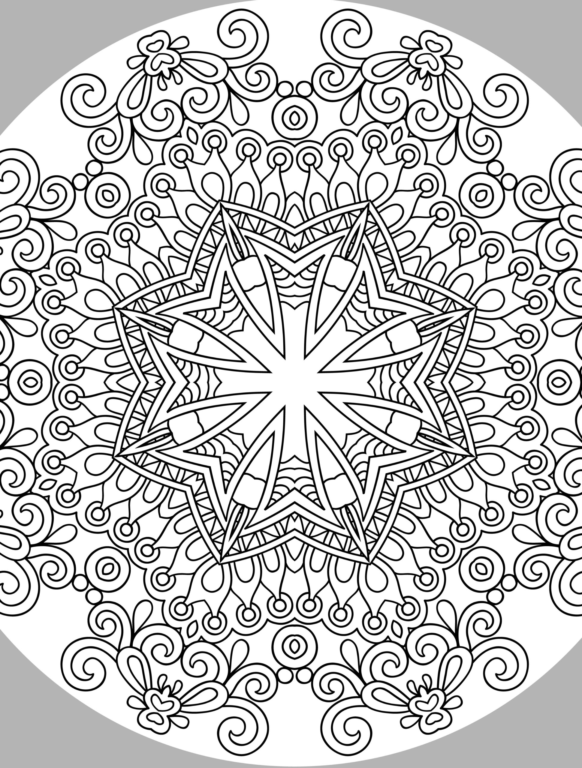 free christmas coloring pages adults