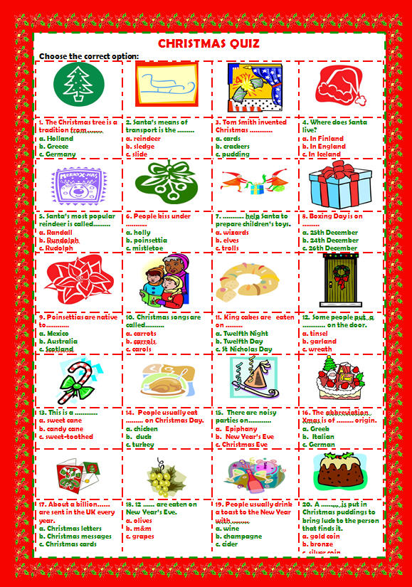 christmas picture quiz with answers printable free