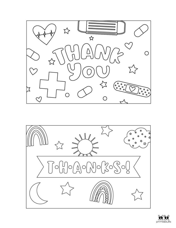 active soldiers printable thank you colorable cards