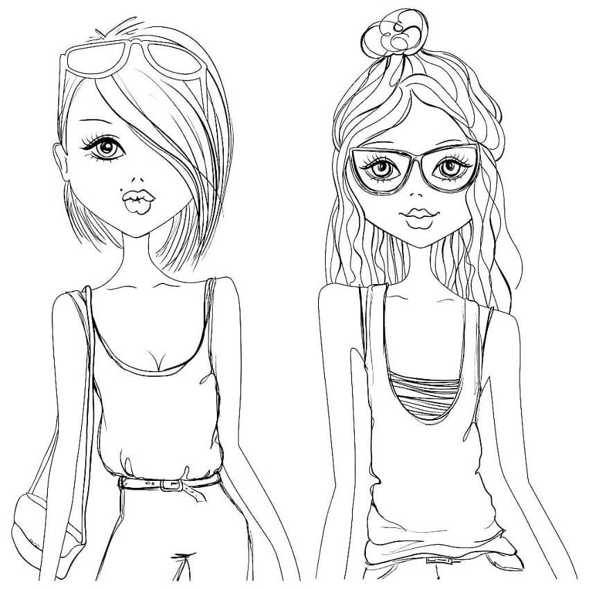 printable coloring pages for girls summer