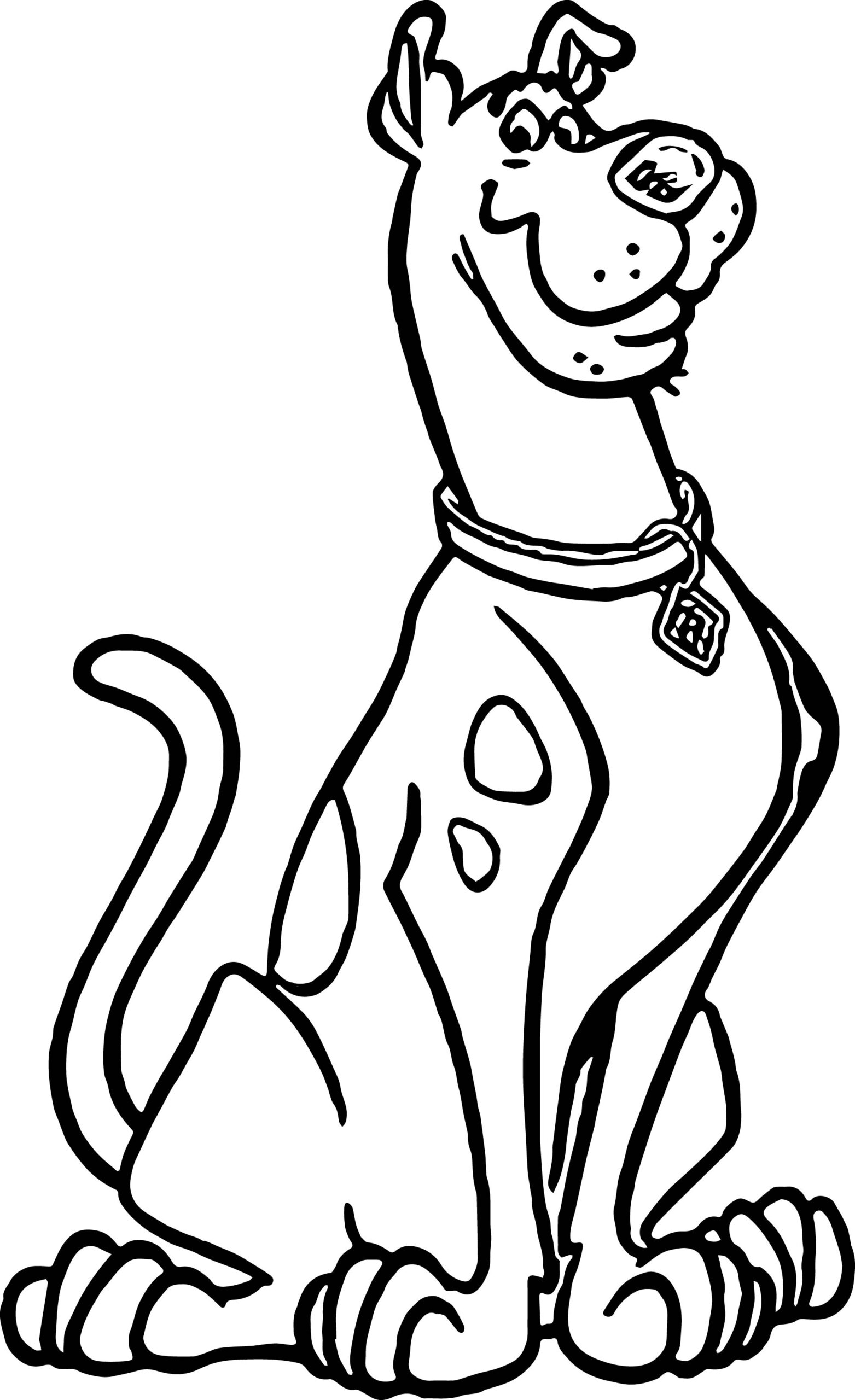 scooby doo coloring pages printable free