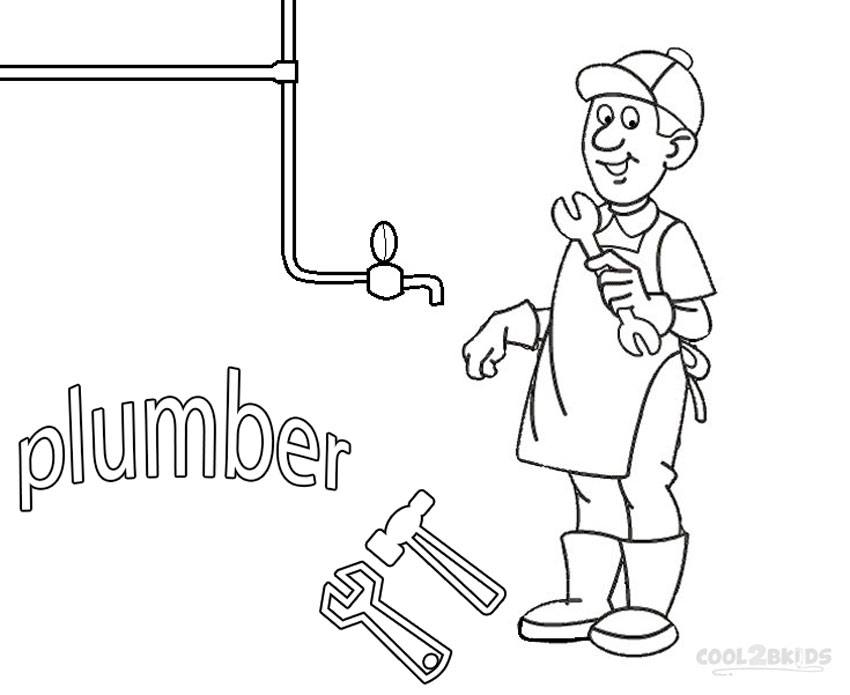 Community Helper Coloring Pages