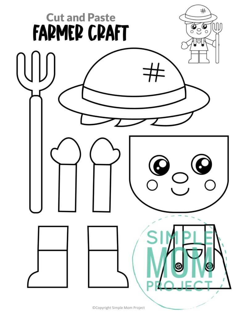 free printable community helper puppets template