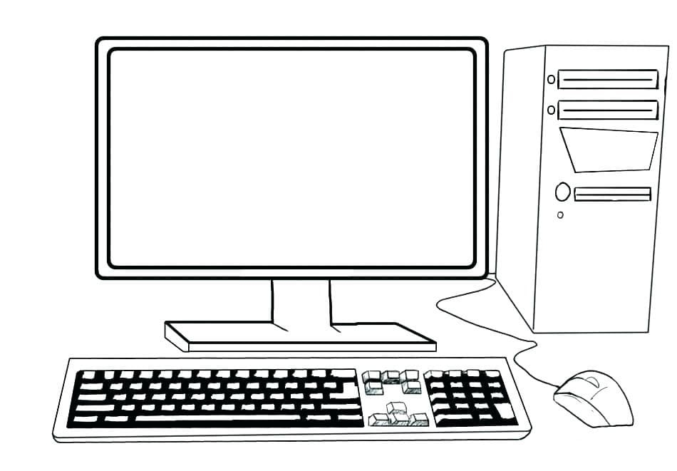 Printable Computer Coloring Page Free Printable Coloring Pages For Kids