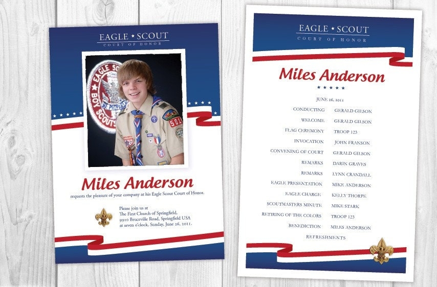 Printable Eagle Scout Invitation Template