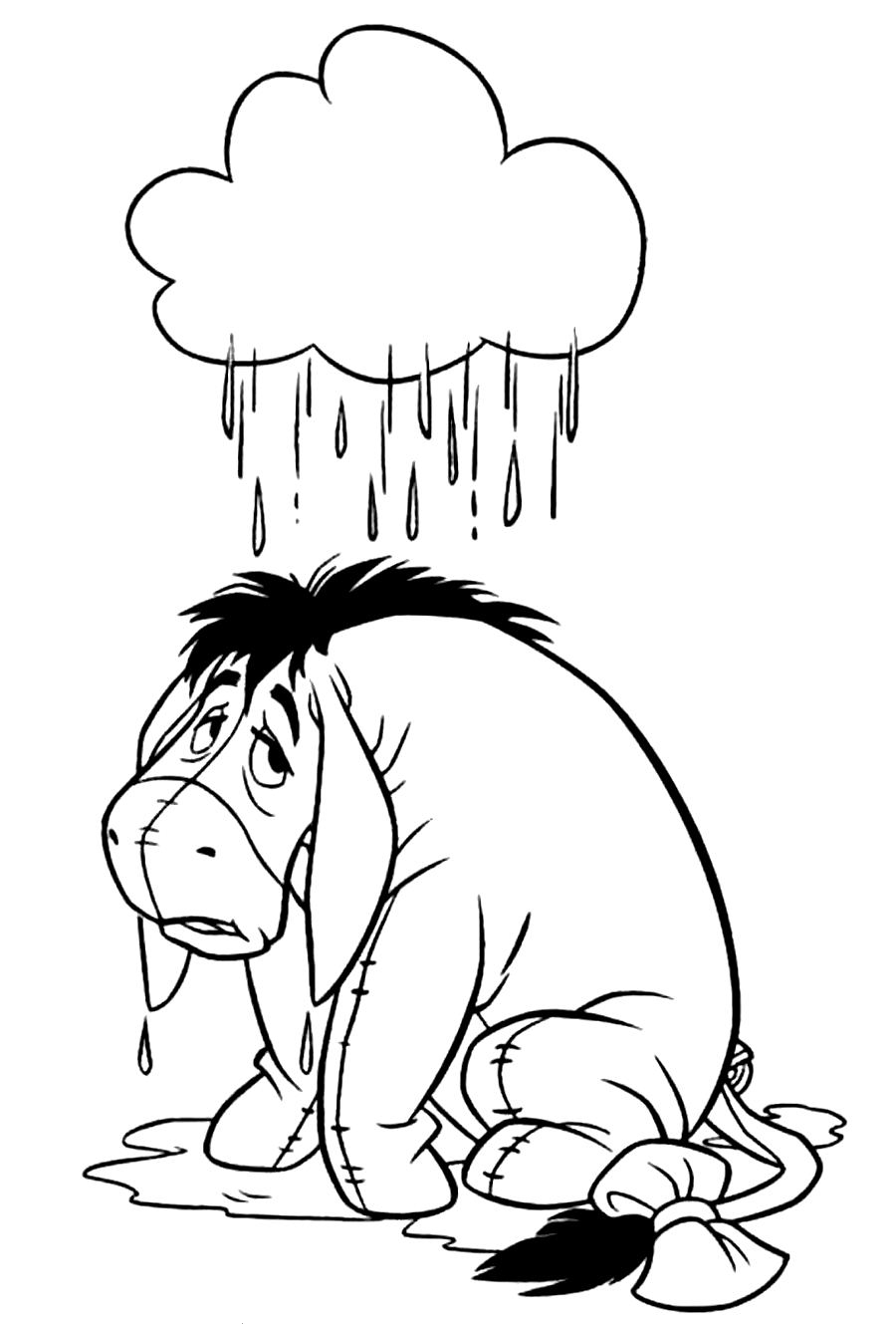 Eeyore Coloring Pages
