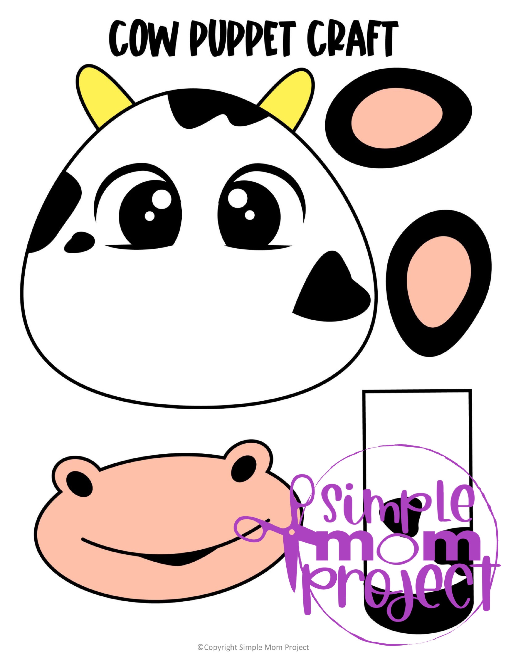 farm animal craft printable free