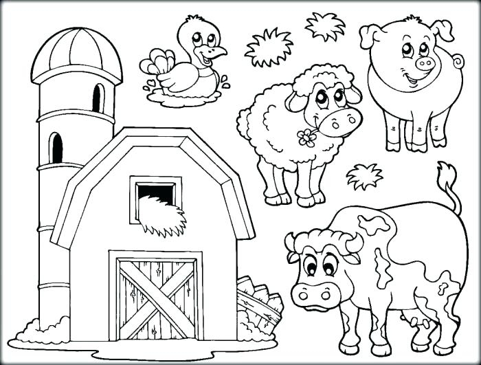 Printable Farm Animals Coloring Pages At GetColorings Free 