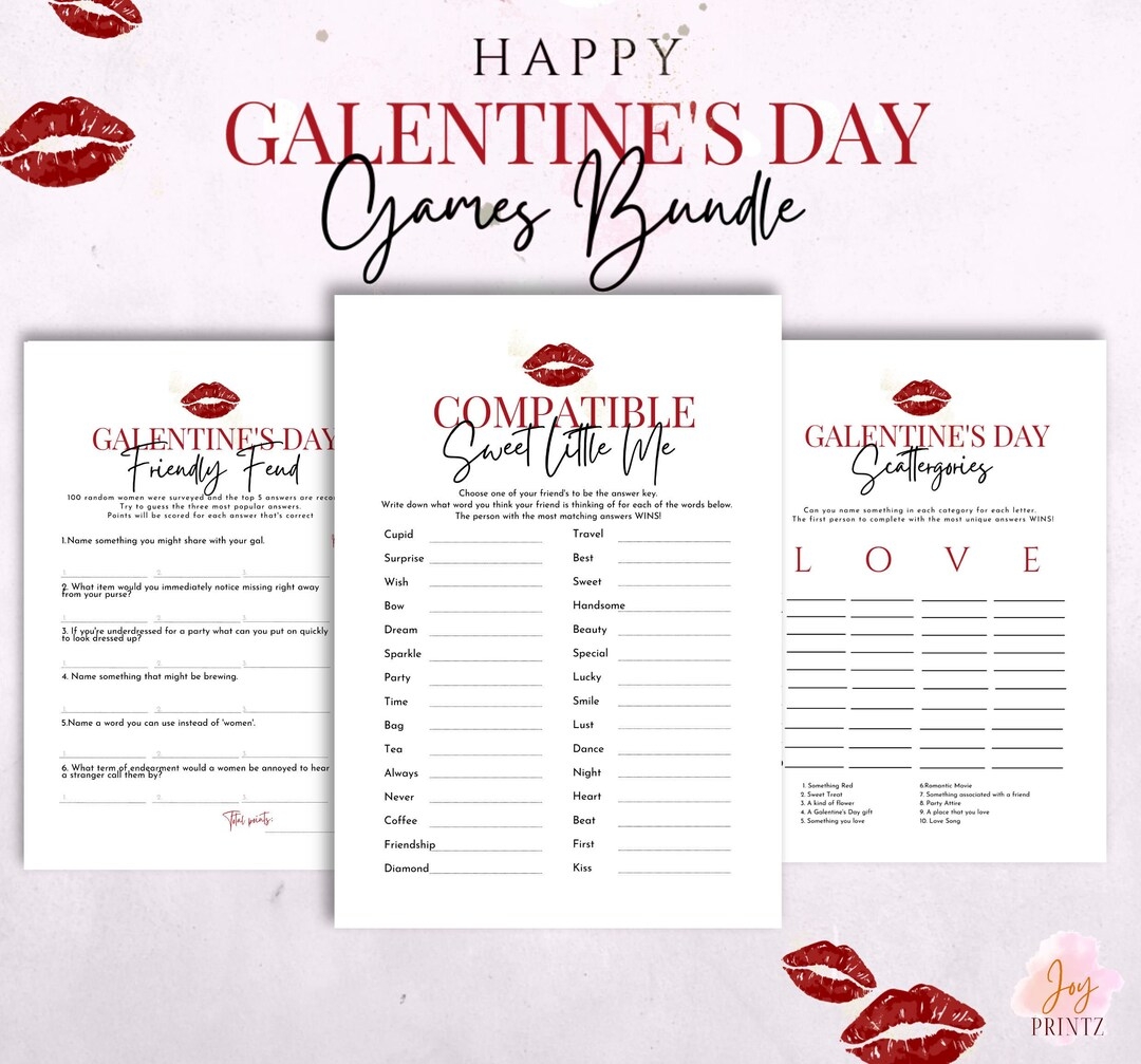 galentine's games printable pdf