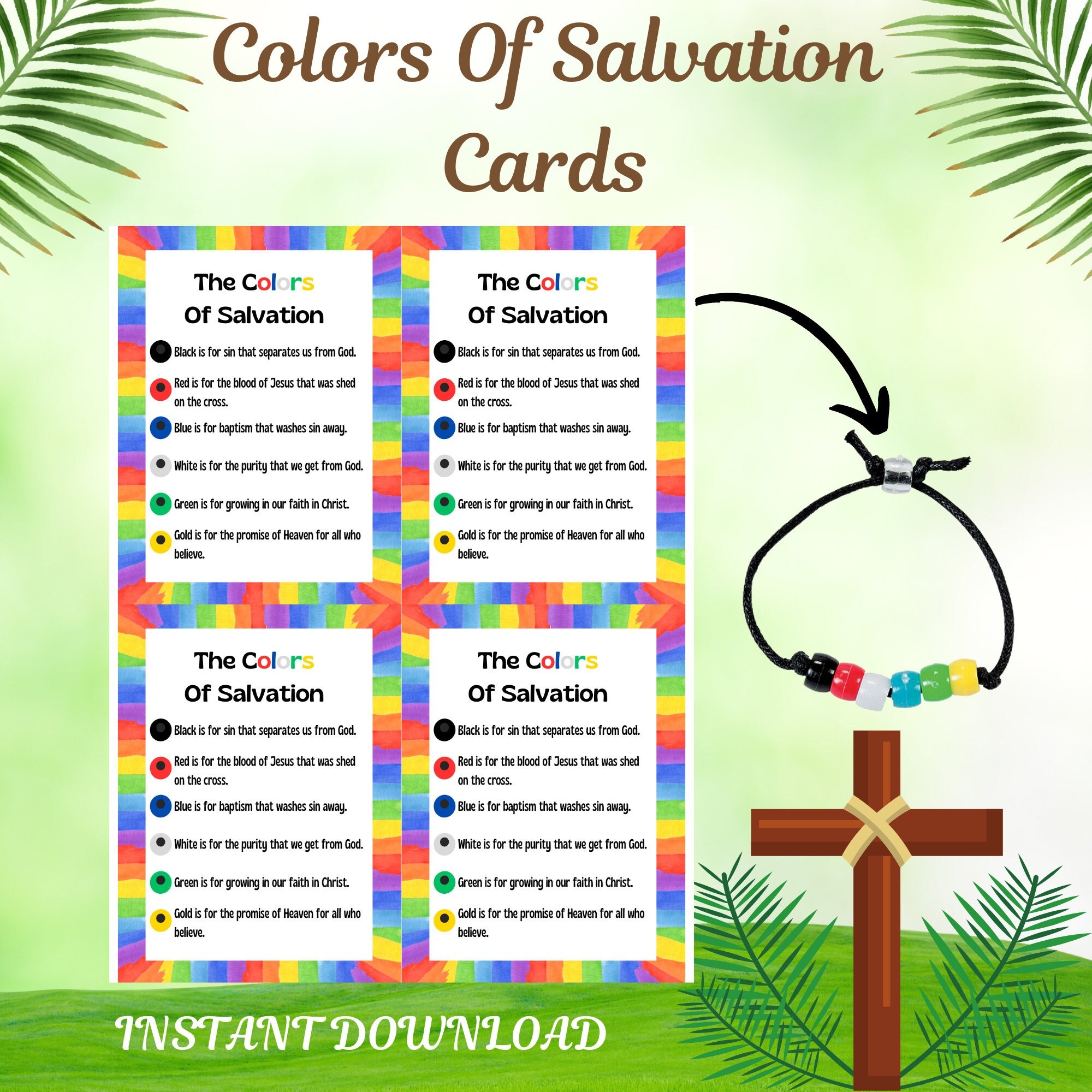 abcs of salvation printable gospel card
