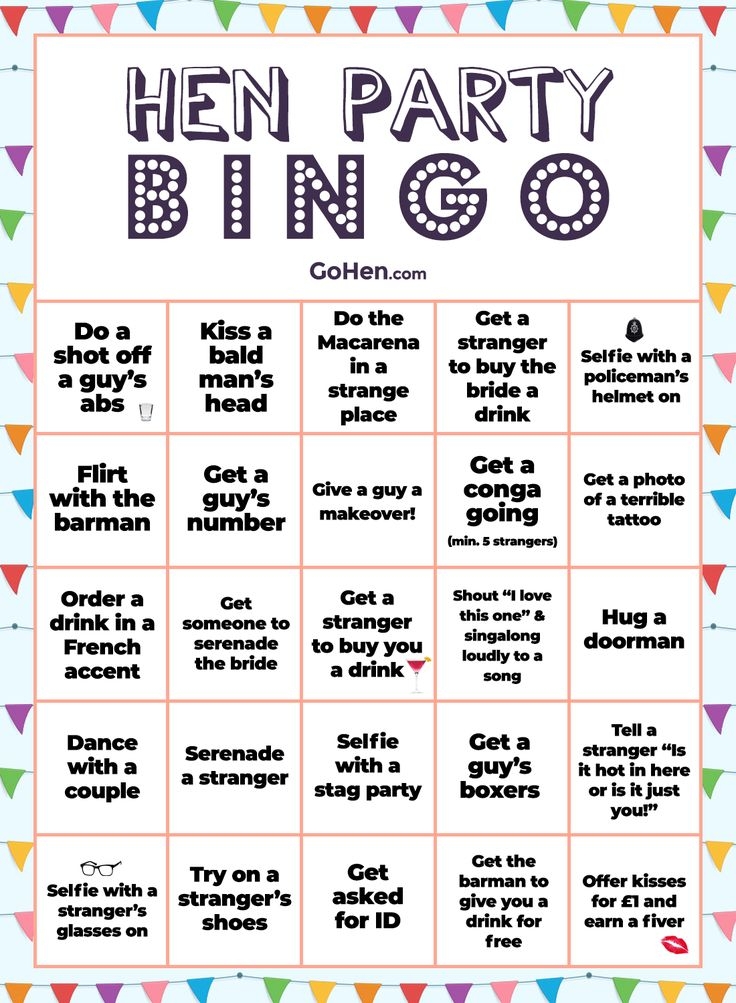 Printable Hen Party Games Printable Party