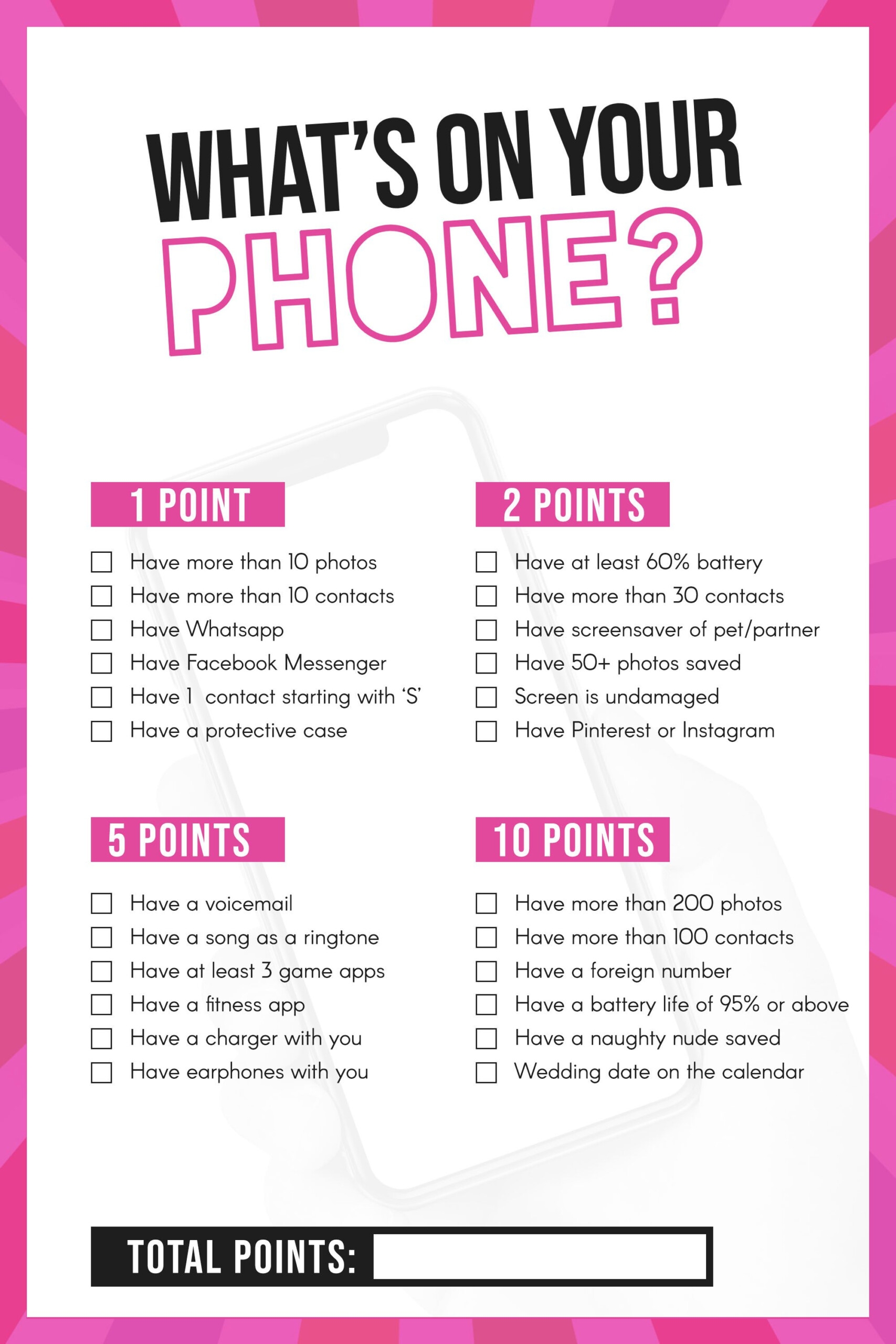 Printable Hen Party Games Printable Party