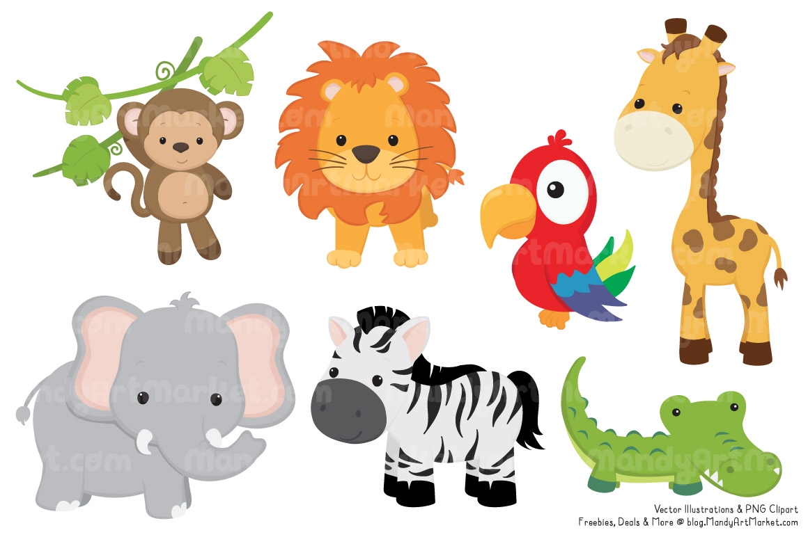 printable pictures of jungle animals