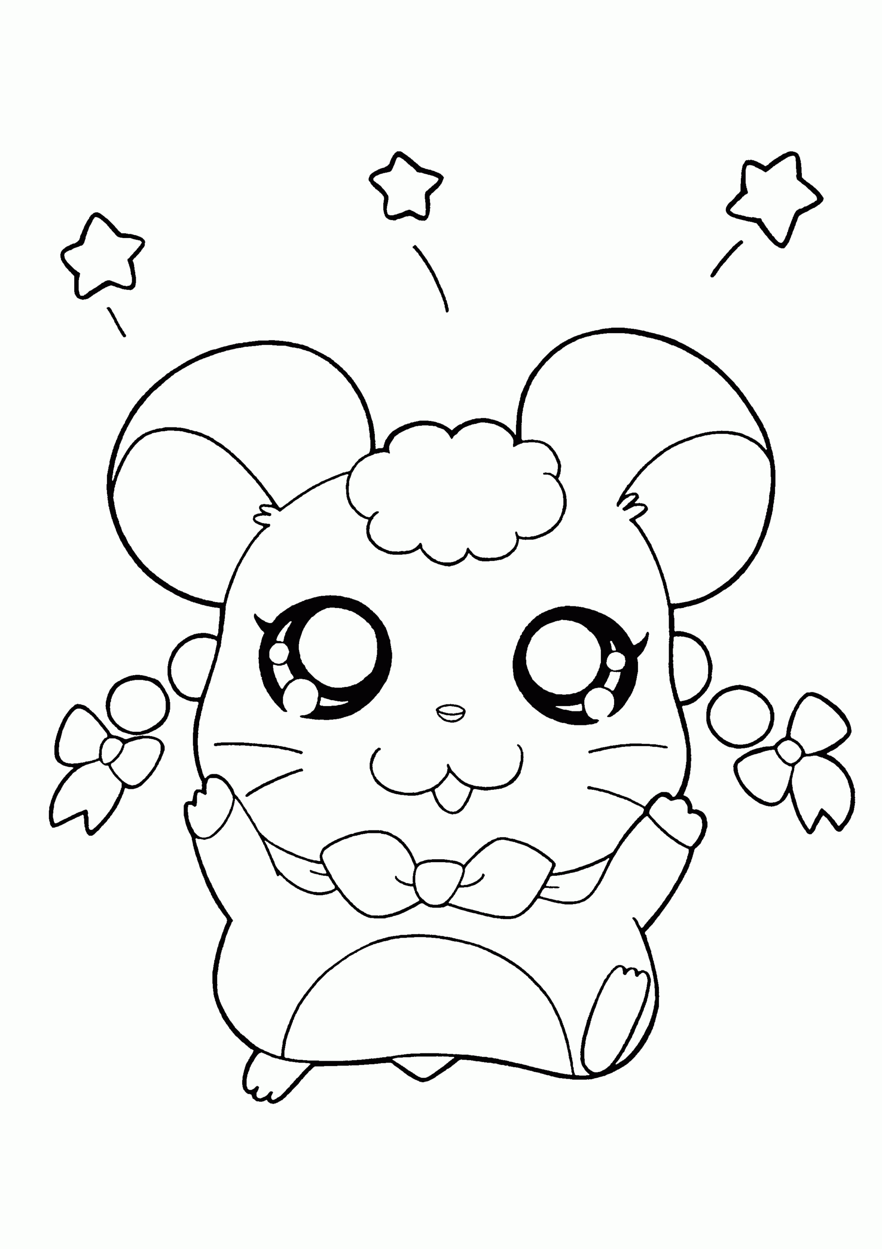 Kawaii Printable Cute Coloring Pages