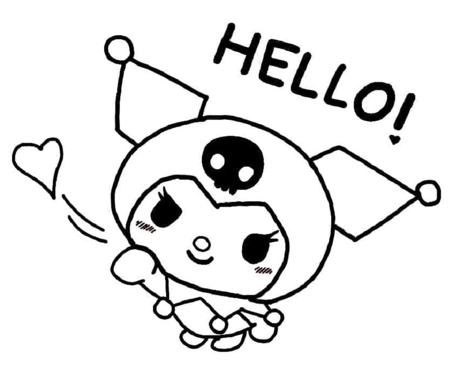 Printable Kawaii Kuromi Coloring Page Free Download And Print For You