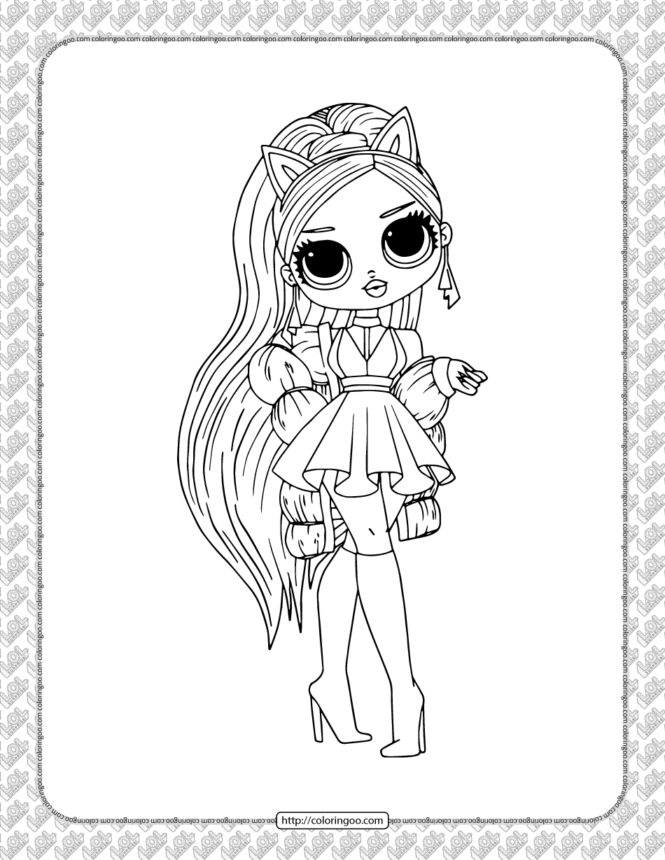 Printable Lol Dolls Coloring Pages