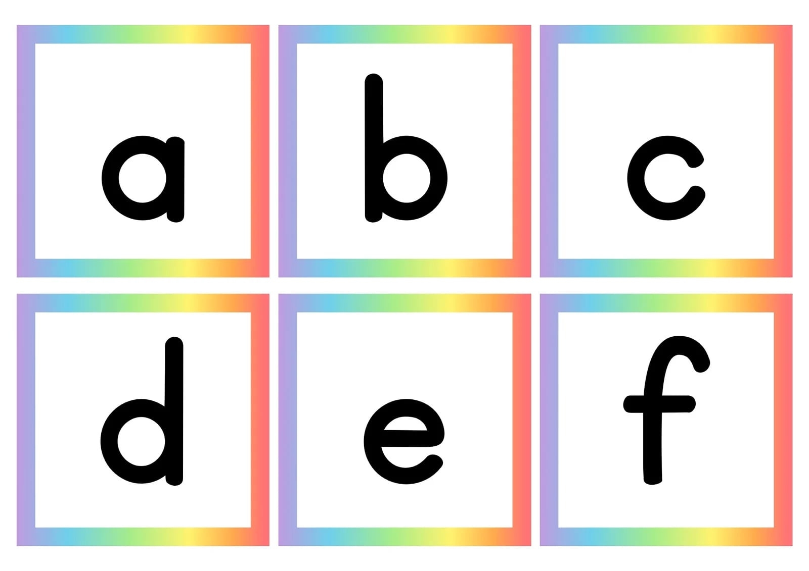 alphabet flash cards upper and lower case printable