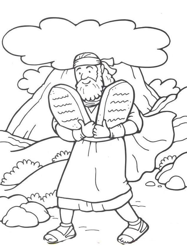 Printable Moses Coloring Pages ColoringMe