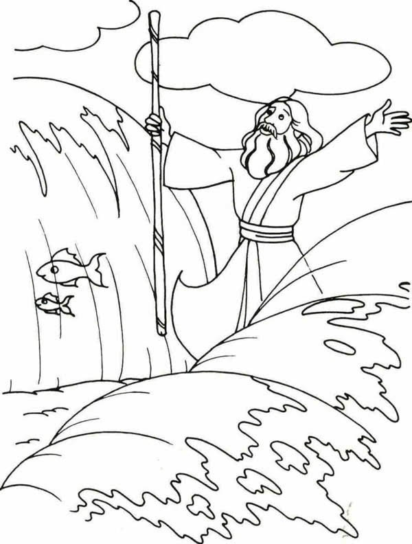Printable Moses Coloring Pages ColoringMe