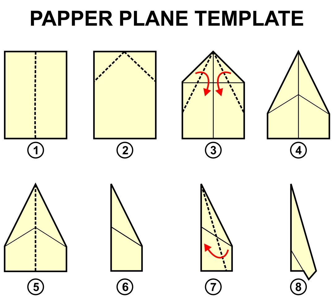 free printable paper airplane templates for kids