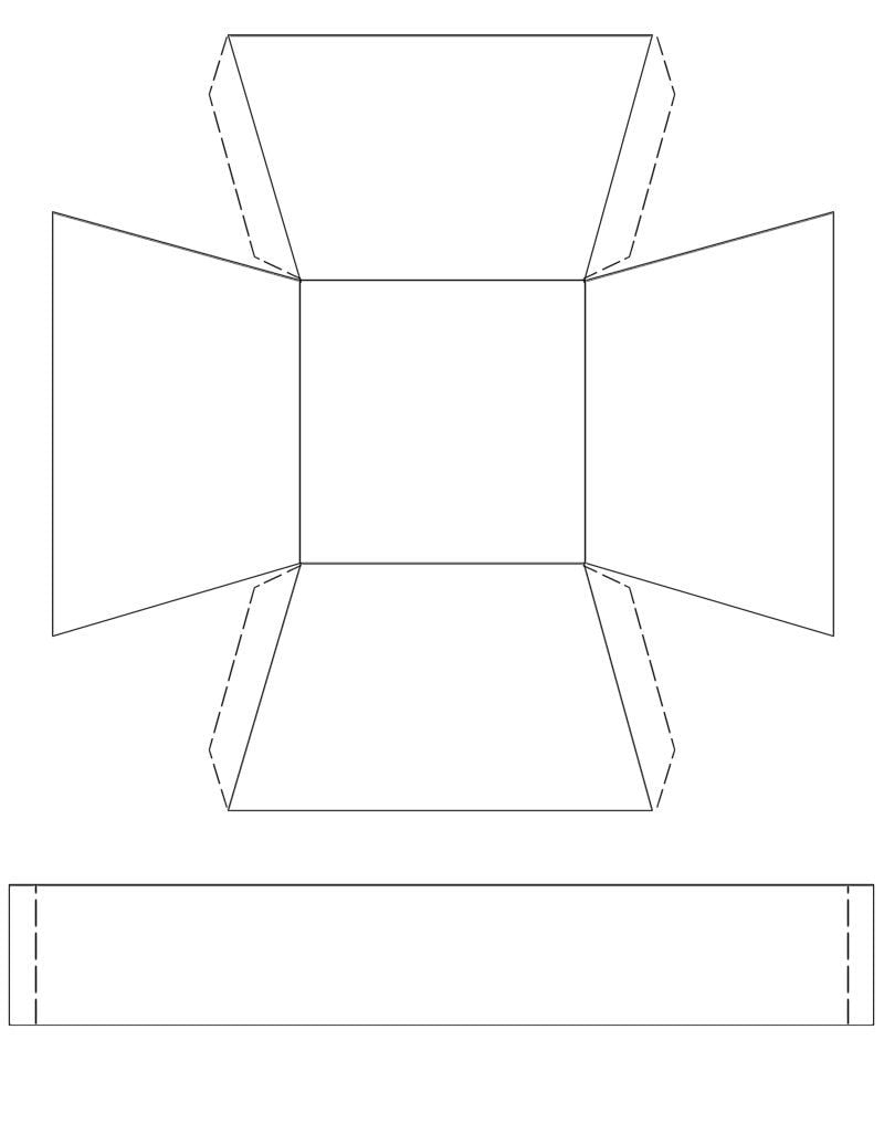 Printable Paper Basket Template Free Printable